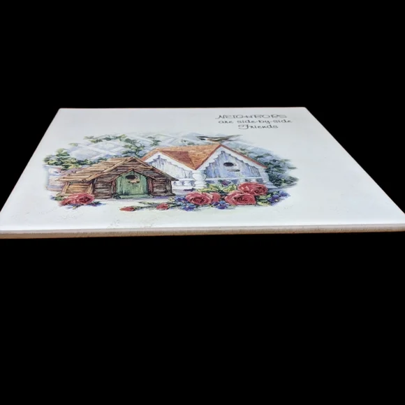 Neighbors are side by side friends Tile Decoration - Picture 2 of 5